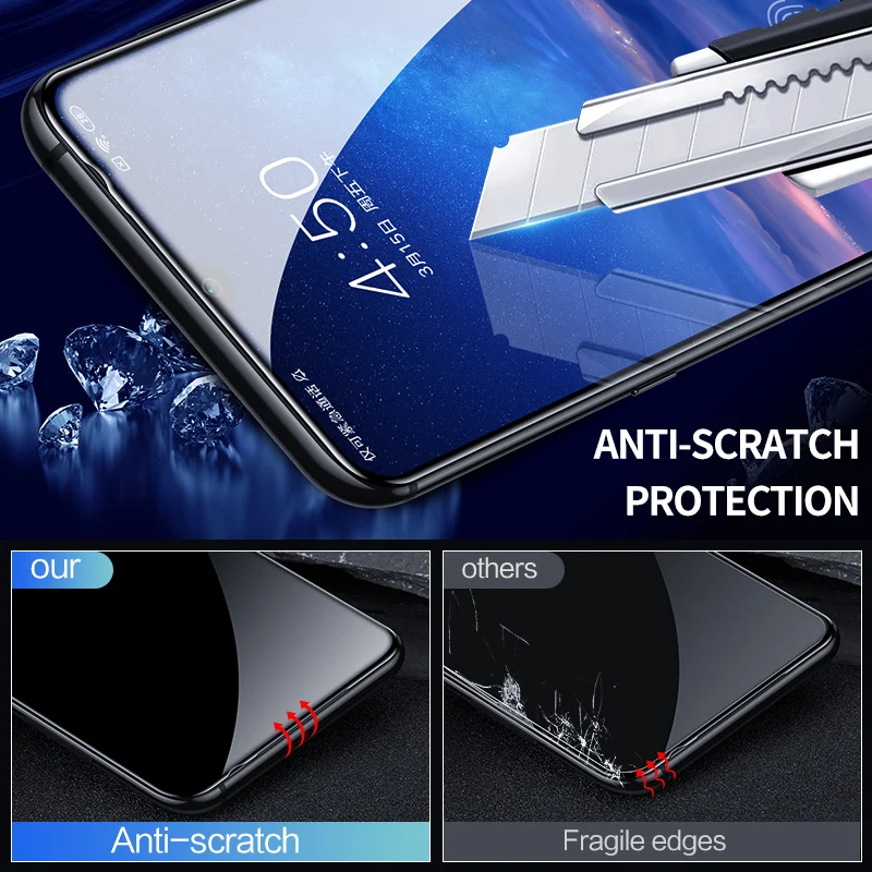 Закаленное стекло SmartDevil Diamond изогнутое для Xiaomi Mi 9 / 8 SE Pro защита экрана HD полное