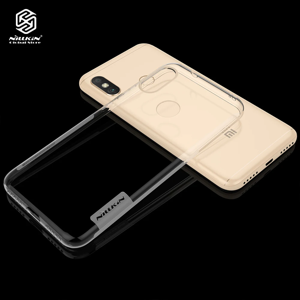 Nillkin Ultra thin silicone case for Xiaomi Redmi 6 Pro Back Cover shell Mi A2 Lite TPU Soft Cases |