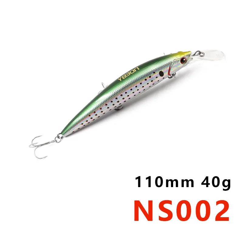 002 NOEBY NBL9448 110 мм 36 г Гольян Тонущая приманка 0,2-3 м приманка abs жесткий пластик jerkbaits искусственные приманки для ловли окуня lerrues приманки - Цвет: 002
