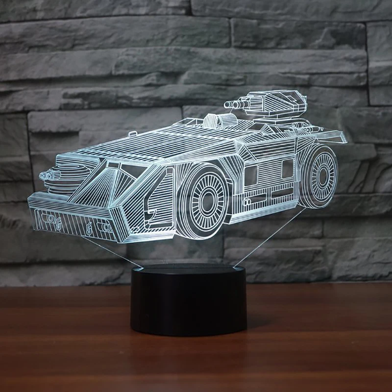 Крутой светодиодный ночник с баком для 3d машины настольная лампа 7 изменениями