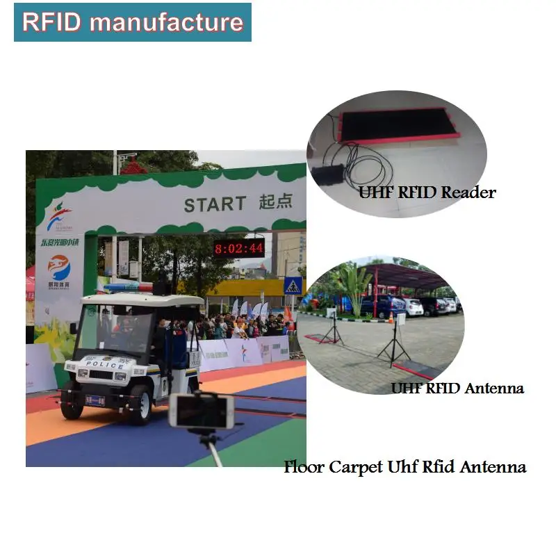 

long range 8ports UHF RFID Impinj R2000 reader with free uhf rfid tag card/wet inlay/lable sticker for inventroy stock tracking
