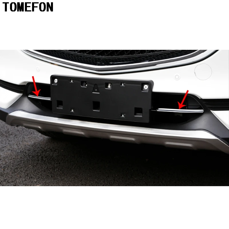 TOMEFON для Mazda CX 5 CX5 2017 2018 нержавеющая сталь Передняя решетка гриль Нижняя крышка