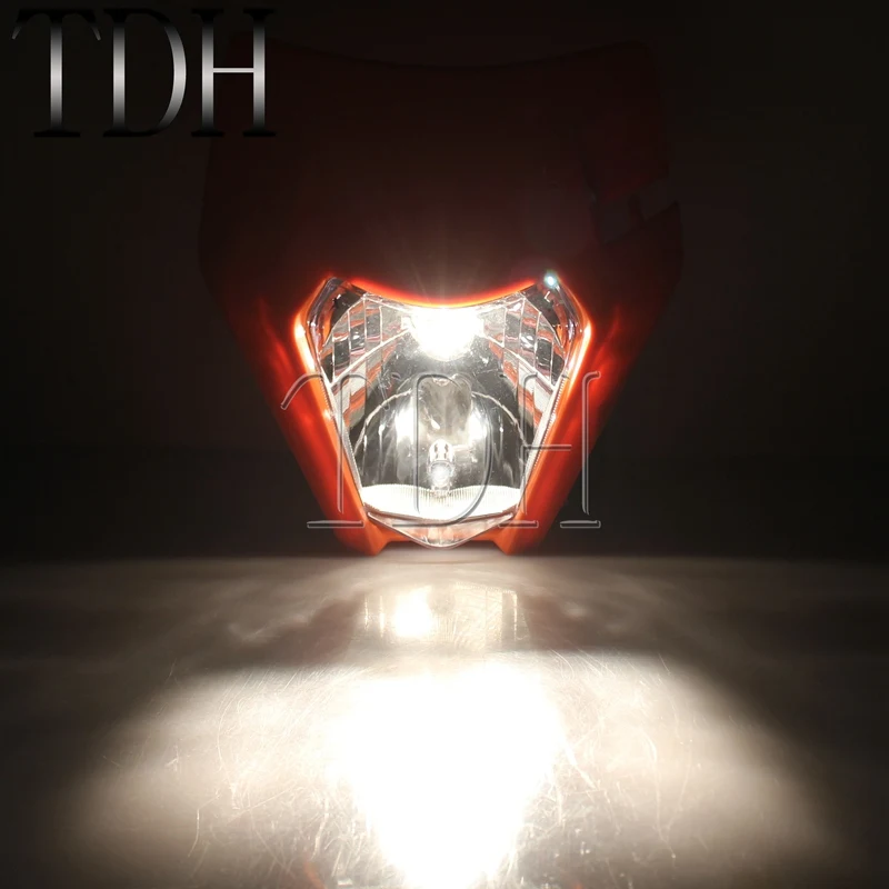 Оранжевый Универсальный наклейка на фары маска фару для 2016 2017 2018 XC SX EXC XCF SXF SMR