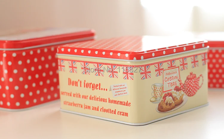 Бесплатная доставка! 3 шт./компл. металлическая коробка квадратной формы большая