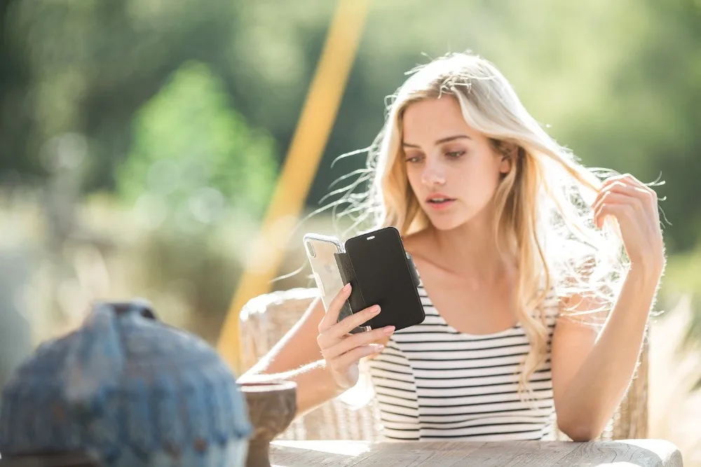 X-Doria Defense флип чехол-кошелек для iPhone X Роскошный чехол-книжка из искусственной кожи чехол для телефона для iPhone X чехол Встроенный слот для карт