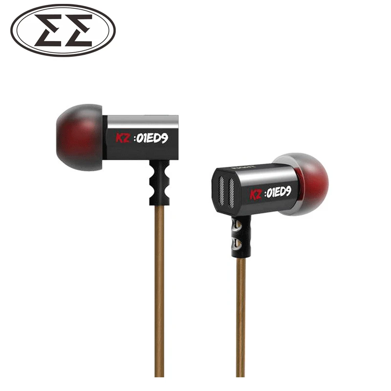 Оригинальный KZ ED9 3 5 мм в ухо наушники тяжелый бас HIFI DJ стерео наушник Шум изоляции