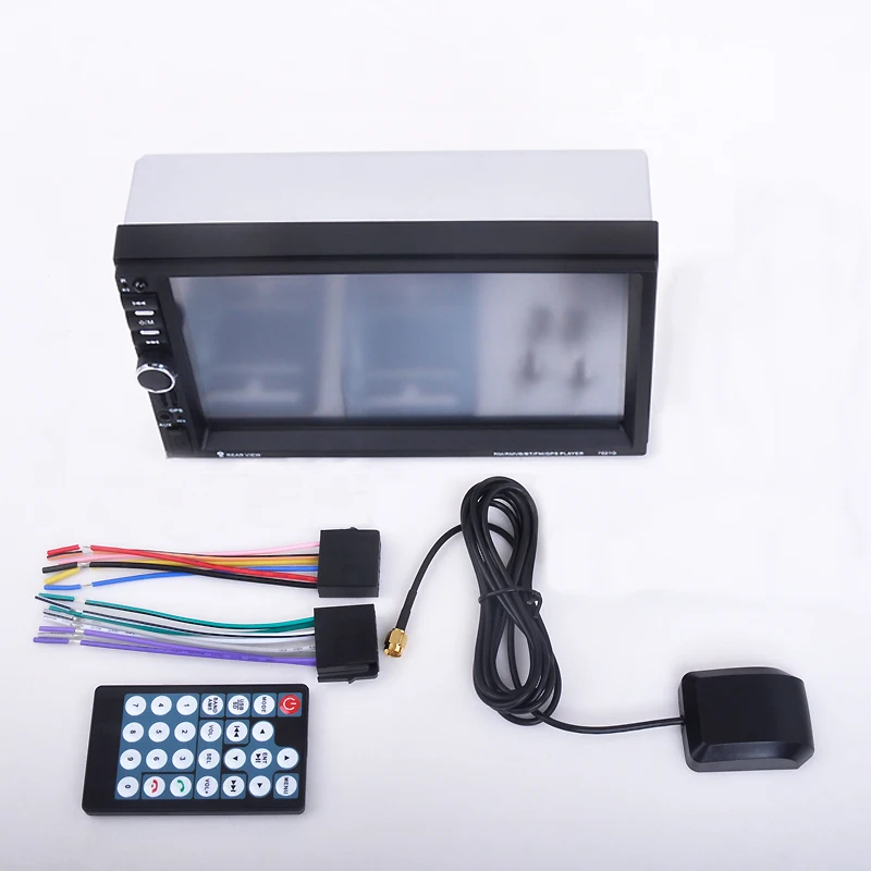 2 дин gps навигации плеер 7 ''HD Bluetooth стерео радио FM MP3 MP5 аудио видео USB Авто