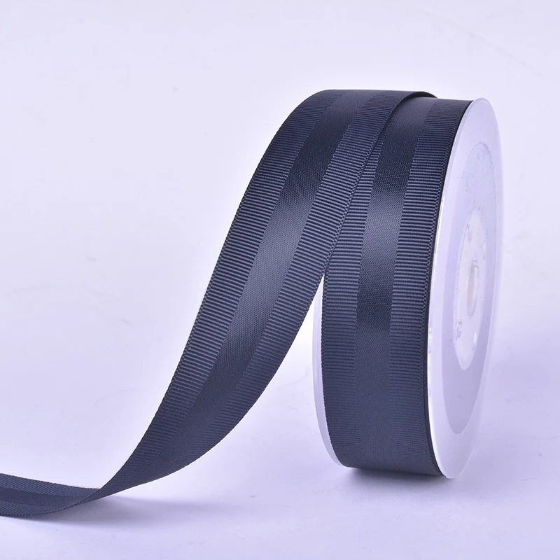 Атласная лента YAMA Grosgrain Edge 9 16 25 38 мм 100 ярдов и 3/" 5/8" " 1,5" дюймов для платья «сделай сам» бант для волос вечерние ленты для свадьбы - Цвет: ensign blue 372