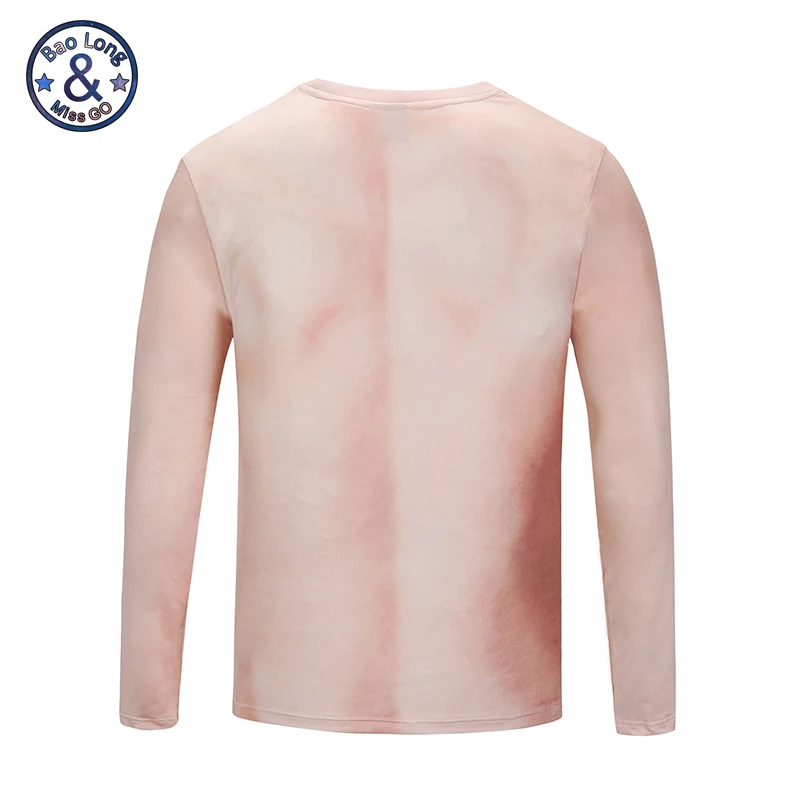 Мужская футболка с 3D принтом Mr.BaoLong|tee shirt homme|men brand tshirtmen tshirt |