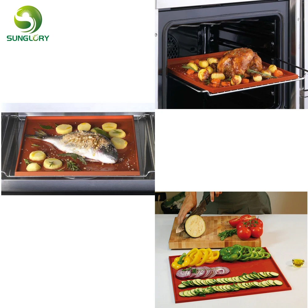 Антипригарный силиконовый коврик для духовки рулона торта сковорода