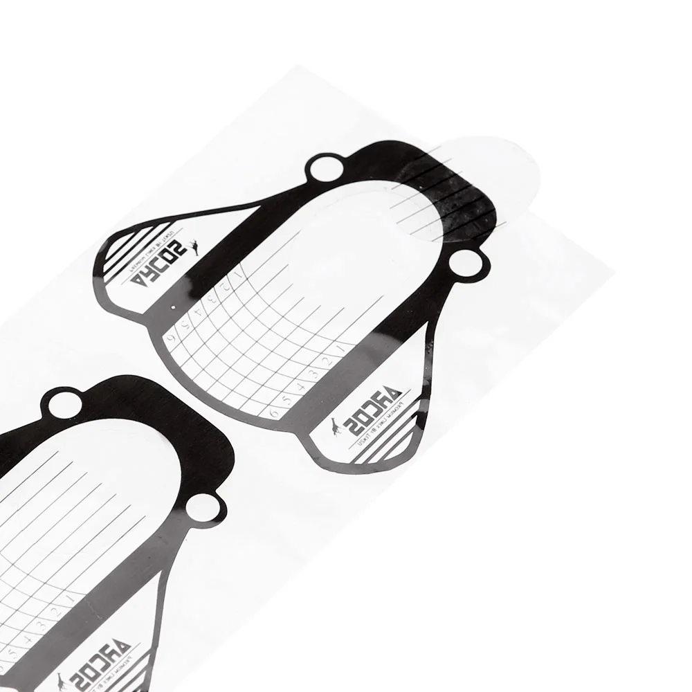 500 шт./рулон формы для ногтей наклейка профессиональный УФ гель наконечник