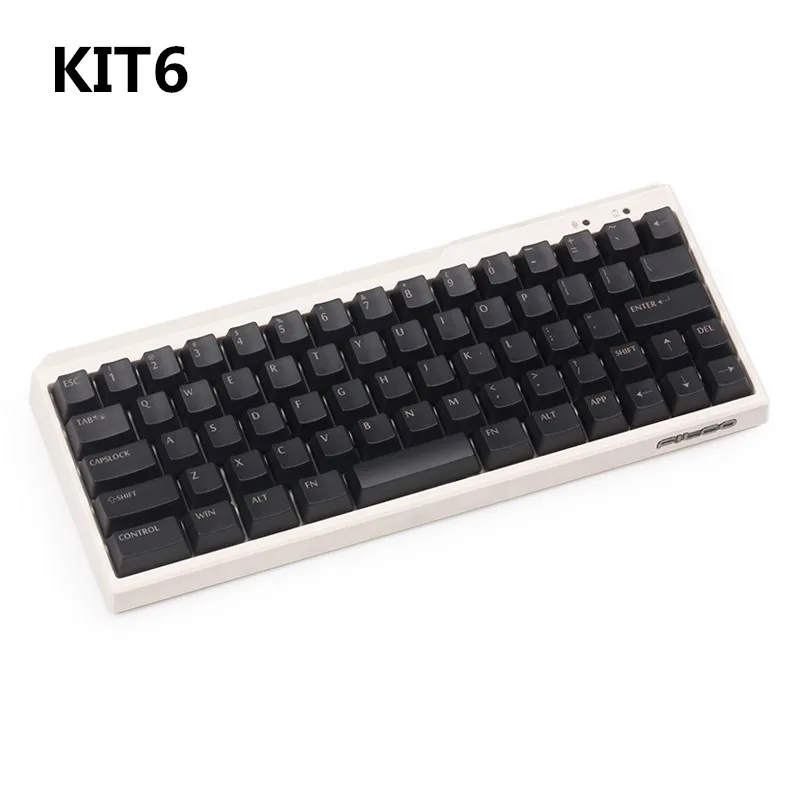 Черная пустая механическая клавиатура pbt filco minila air толстая боковая печать топ с