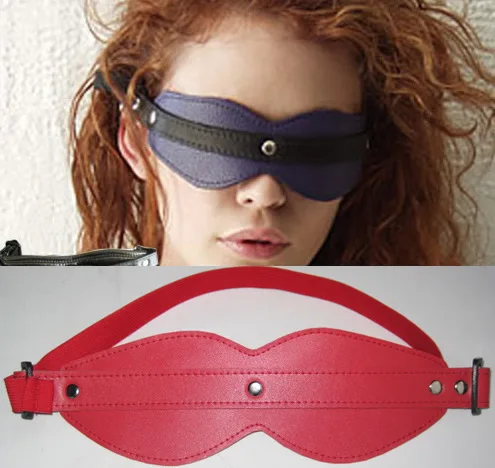 Wholesale Sex products toys mask blindfold for Adult games lace ( red leather ) sex | Красота и здоровье