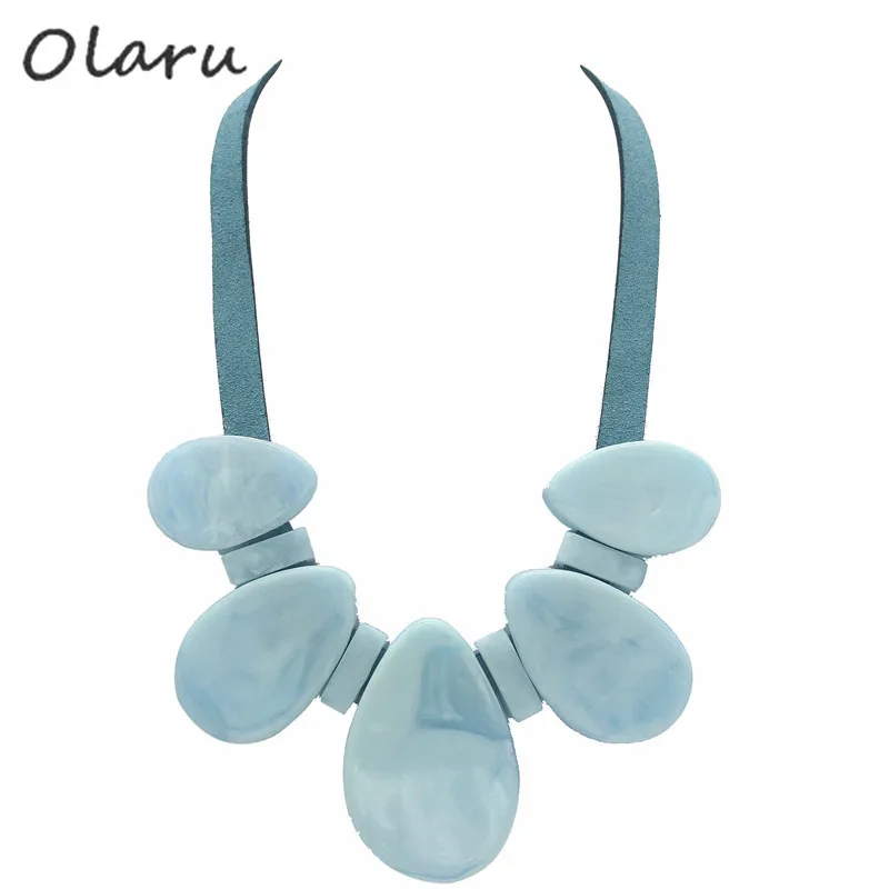 Olaru модные ювелирные изделия аксессуары массивное ожерелье с большим кулоном