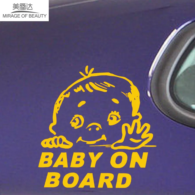 Прекрасный Детский знак безопасности на борту автомобильные наклейки мотоциклы