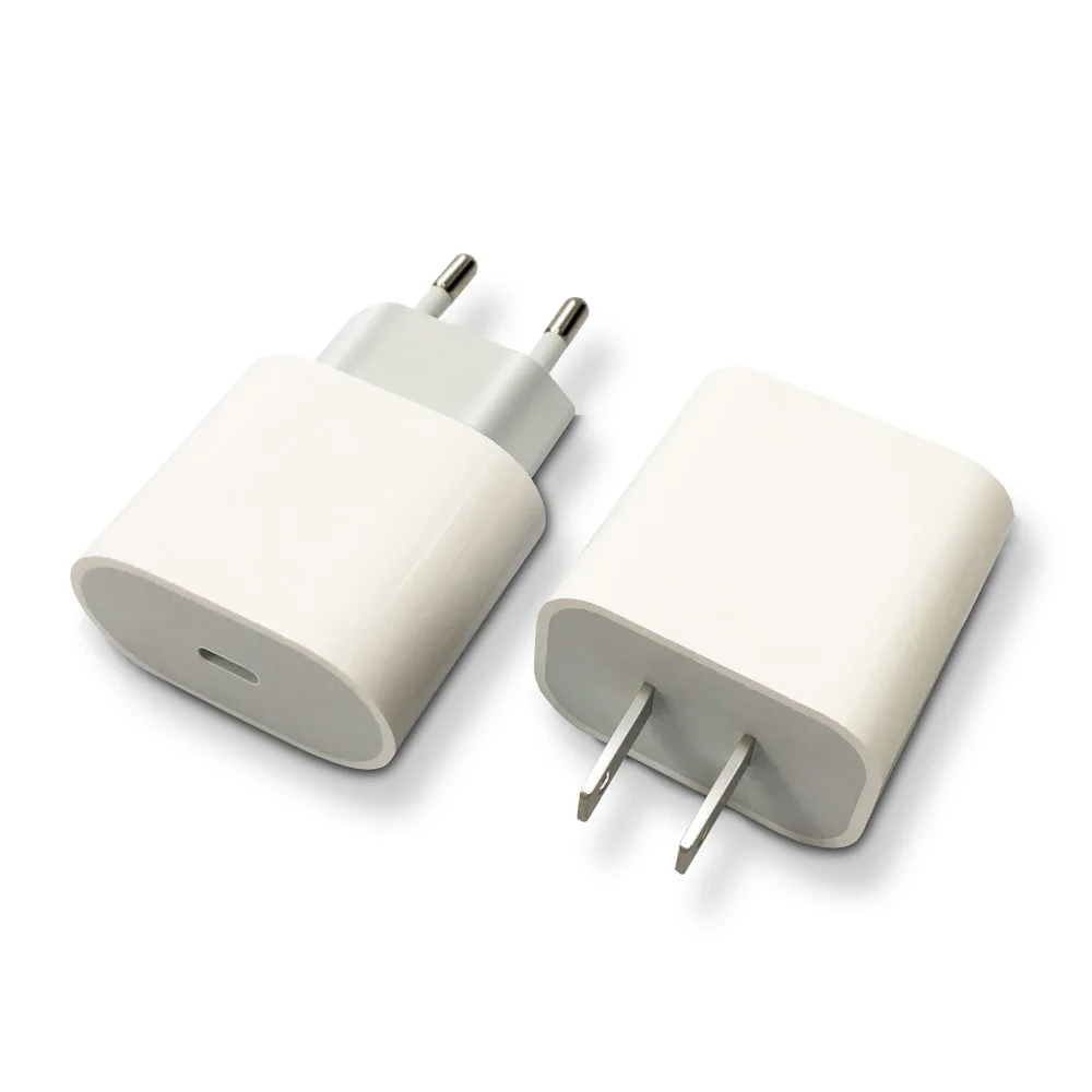 18 Вт Быстрая зарядка PD зарядное устройство для Apple iPhone 11pro max X XR XS Max iPad Pro настоящий usb type C ЕВРО США адаптер питания для путешествий
