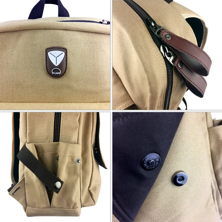 Холщовый Рюкзак для ноутбука с отверстием наушников|cosplay bag|shoulder school bagsshoulder bags |