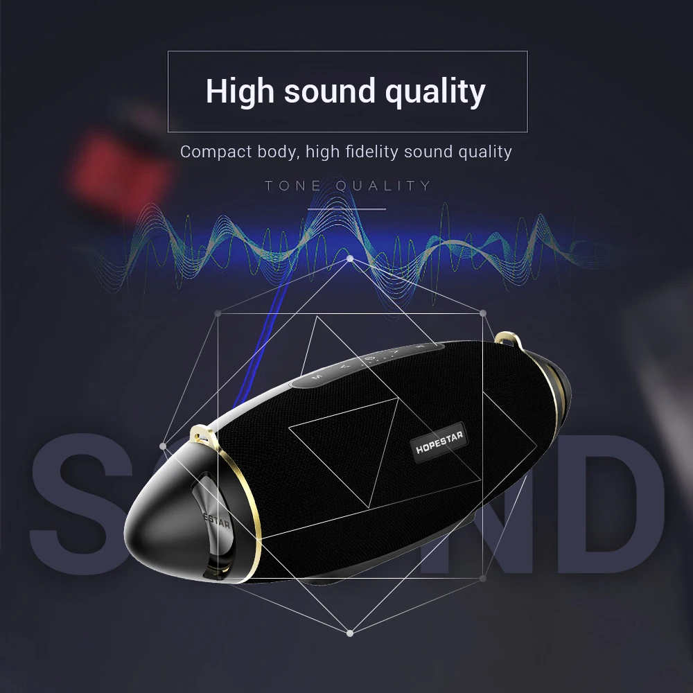 Bluetooth-Колонка HOPESTAR H20 + EStgoSZ Беспроводная портативная водонепроницаемая |