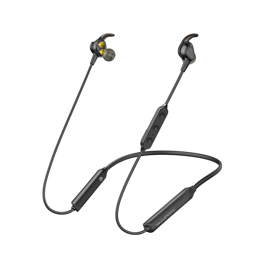 SoundPEATS Engine Bluetooth беспроводные наушники-вкладыши с шейным ободком двойные динамические драйверы наушники стерео Бас IPX6 Магнитная гарнитура