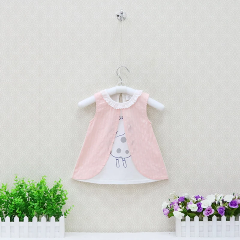 Детская блузка из 100% хлопка с круглым вырезом и кружевом | одежда обувь