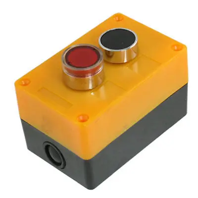 

DC 12V Red Indicator 2 NO Momentary Push Button Switch AC 240V 3A