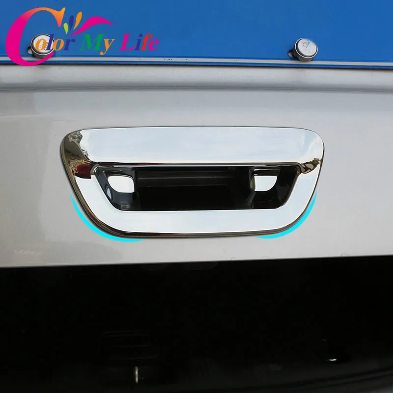 Цвет My Life хромированная задняя крышка для багажника дверная ручка двери наклейка