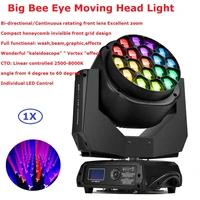 clay paky lighting 19x15 rgbw quad color led big bee eye moving head beam lights 100 240v professional stage lighting equipments