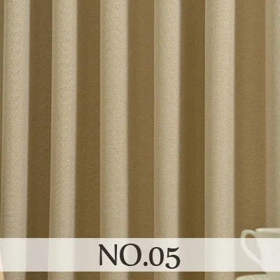 Curtain DIHIN 1 шт. готовые затемненные льняные шторы, хлопок+ лен сплошной цвет шторы утолщаются спальня cortinas для окон гостиной - Цвет: Curtain