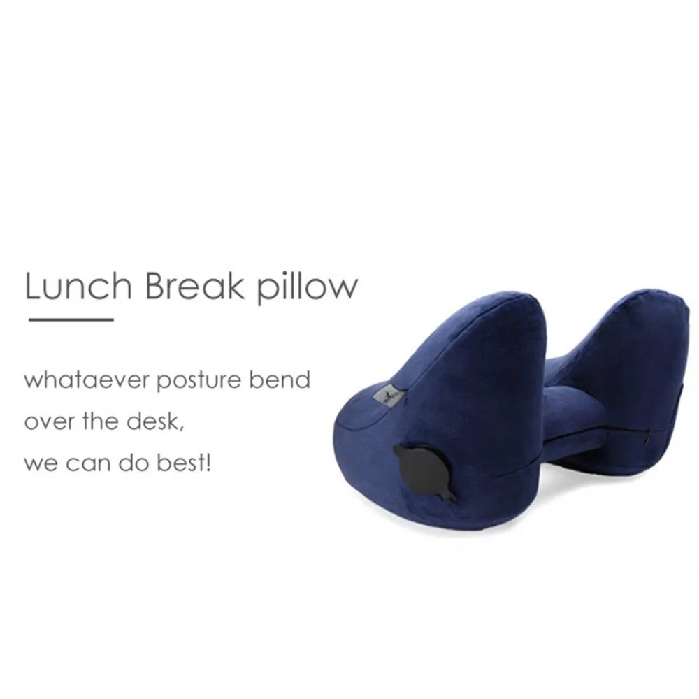 H образная подушка для путешествий воздушная Надувная складная шеи портативная