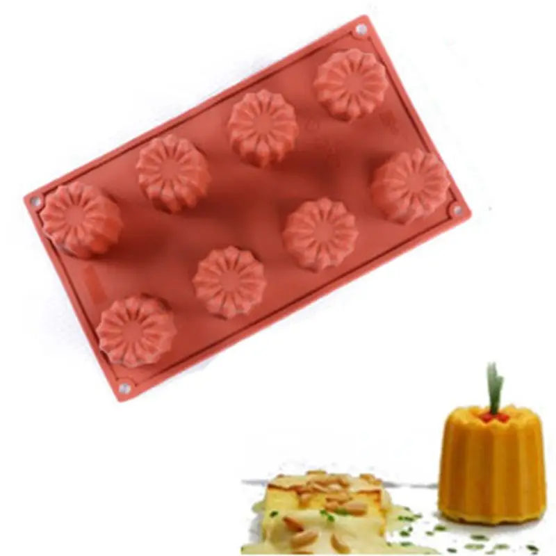 Семья выпечки 8 отверстий цветок серии силиконовые антипригарные гибкие формы