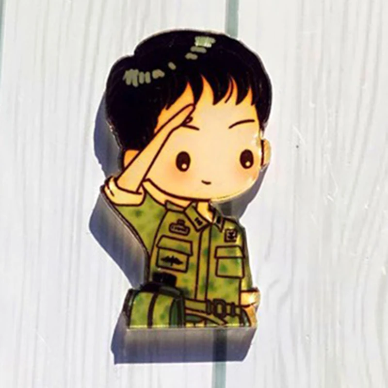 Контакты персонажа из мультфильма булавки броши значки жесткого контакта эмали