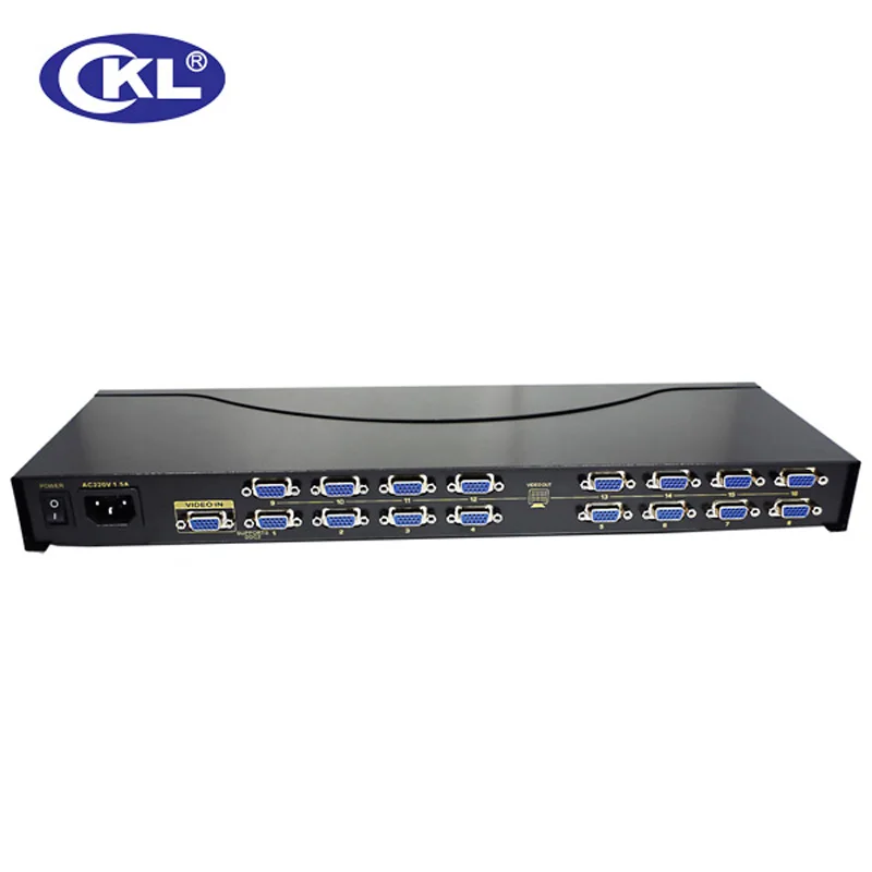 CKL 916B высококачественный 16 портовый разветвитель VGA от 1 до распределение для
