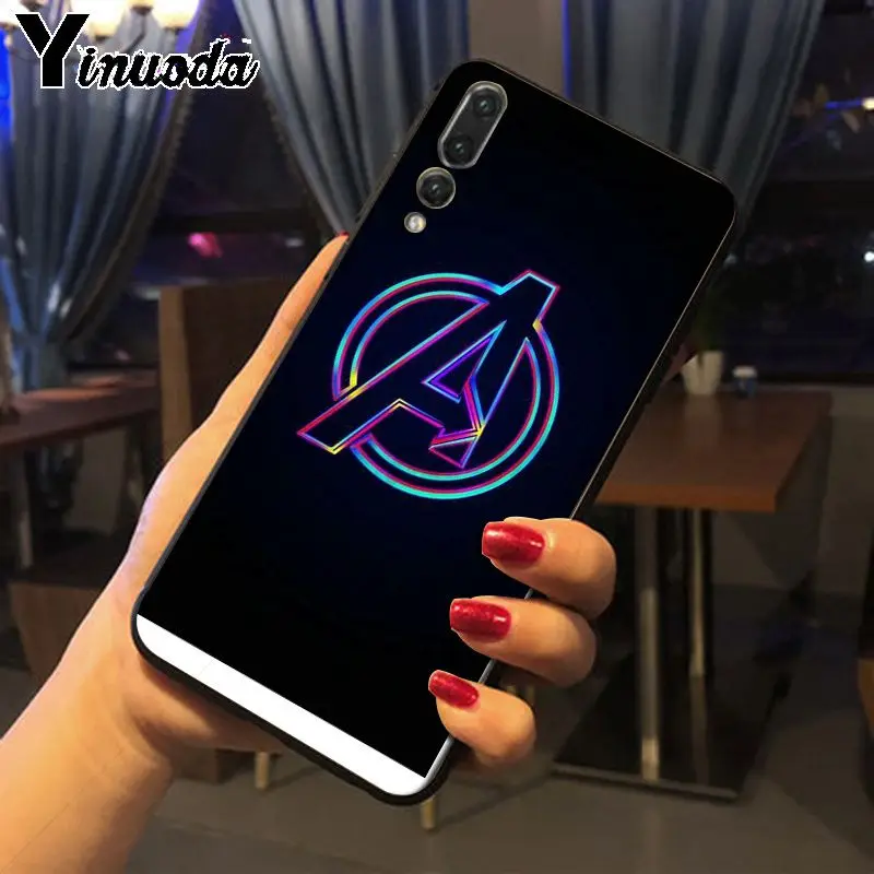 Yinuoda Marvel Superhero ТПУ Мягкие аксессуары для телефонов Чехол huawei nova 3i honor8x mate20 pro p20lite
