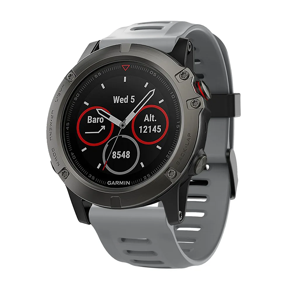 Силиконовый ремешок для часов Garmin Fenix 5X/5Xplus/Fenix 3/Fenix 3 HR замена 26 мм спортивный