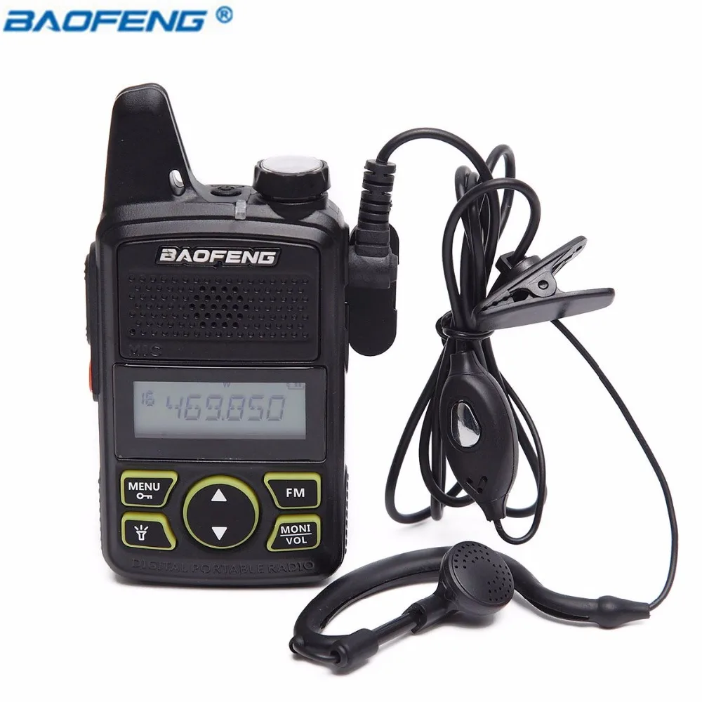 Оригинальная мини рация BAOFENG с двусторонней передачей UHF 400 470 МГц 20 канальный