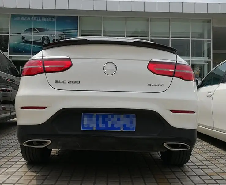 Задний спойлер для автомобиля GLC Coupe GLC200 GLC300 GLC260 2016 16 17 черный серебристый красный
