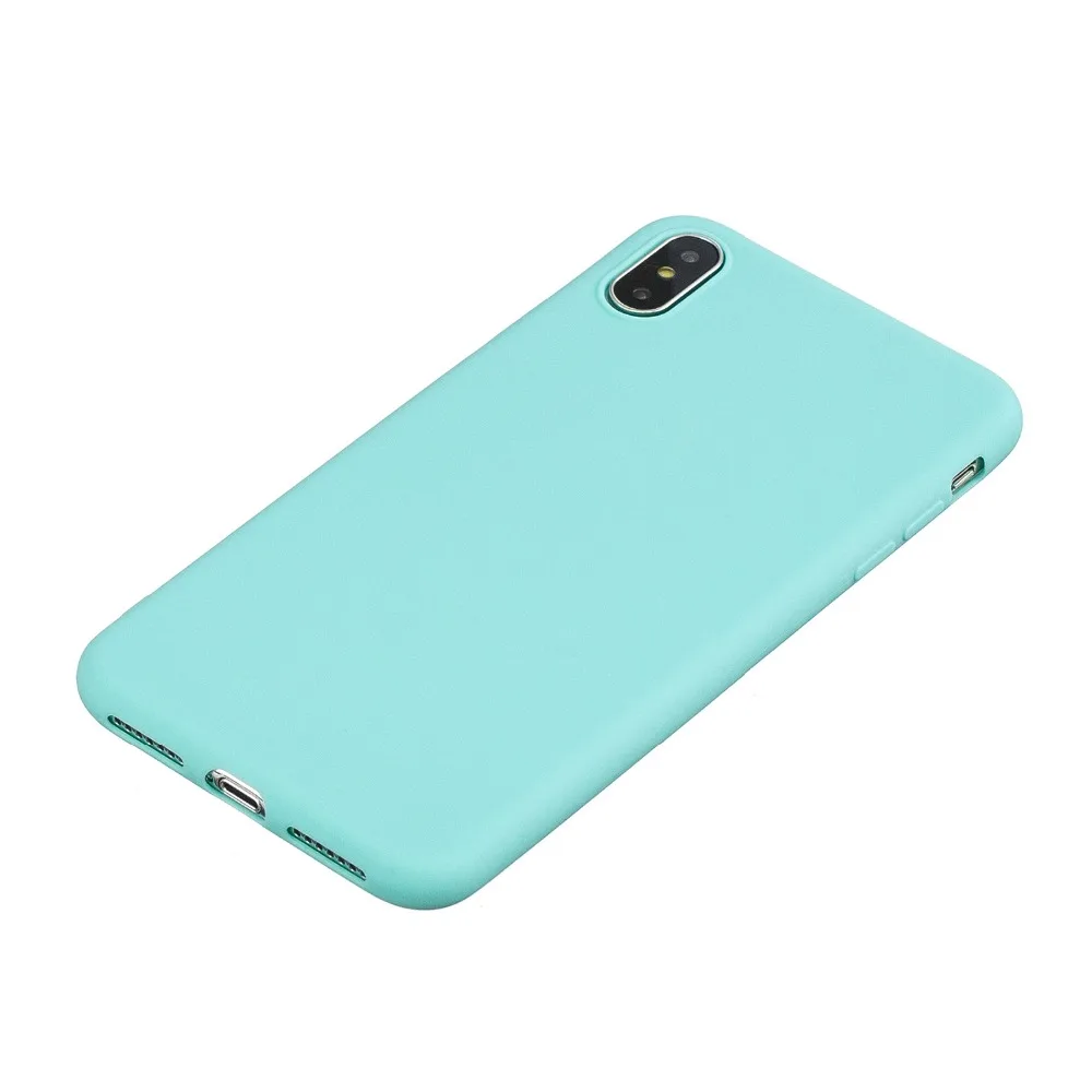 Карамельный цвет чехол для coque iPhone X XS XR/iPhone Max крышка Capinha Etui| |