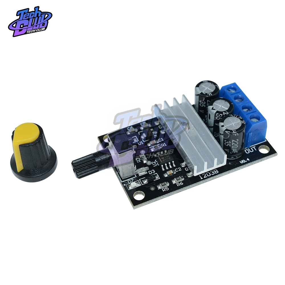 DC 6V 12V 24V 28V 6 V-28 V 3A PWM DC переключатель управления скоростью двигателя 1203B