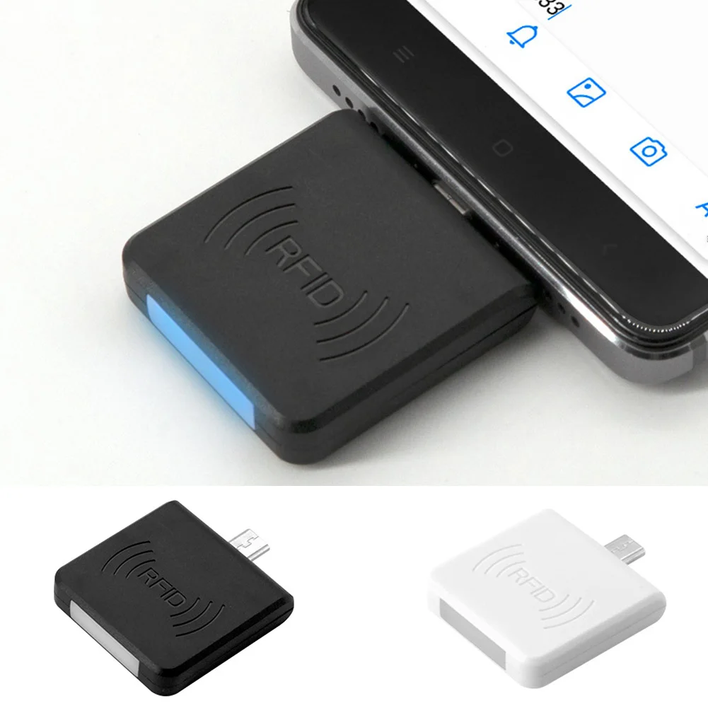 Портативный мини считыватель NFC карта с интерфейсом Micro USB IC Считыватель RFID