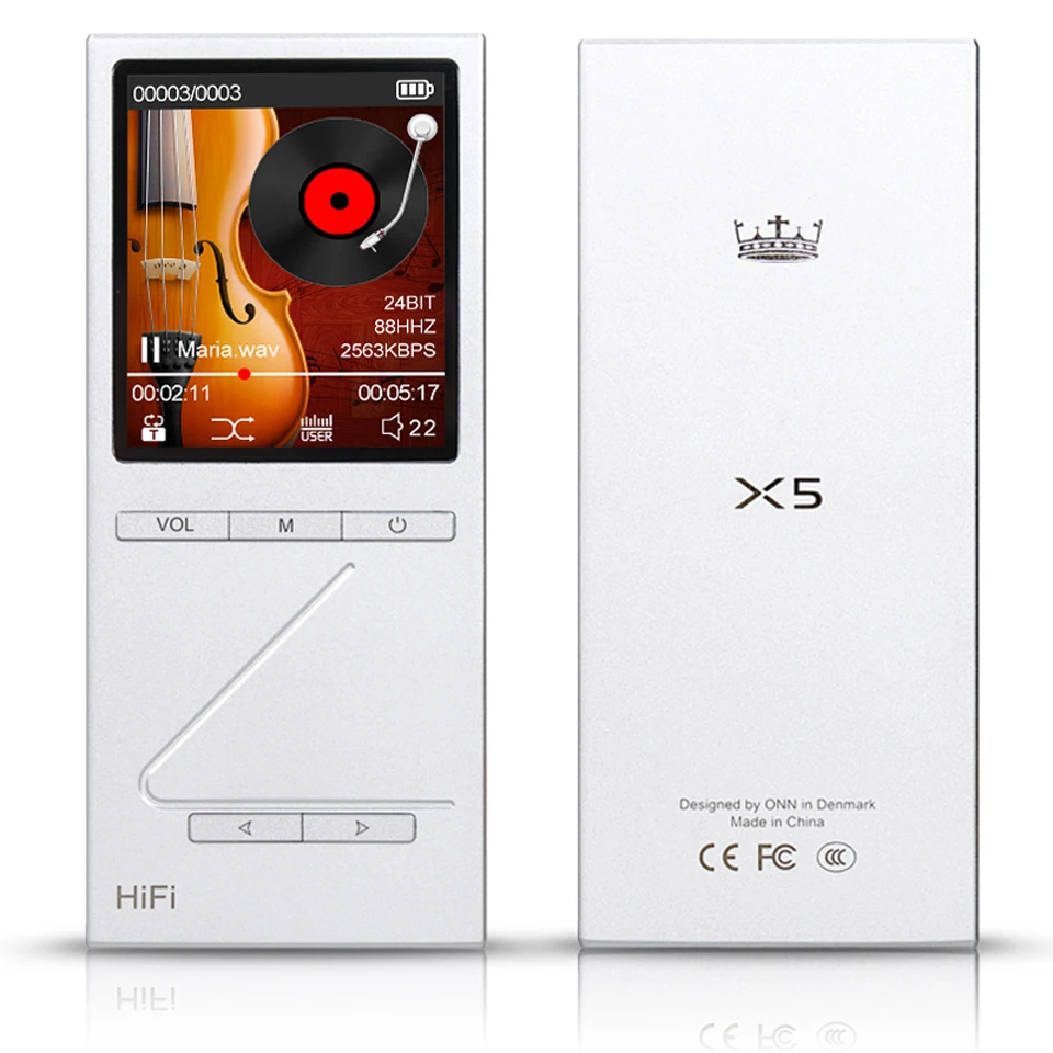 Оригинальный ONN X5 8 ГБ металлический Профессиональный без потерь HIFI плеера MP3