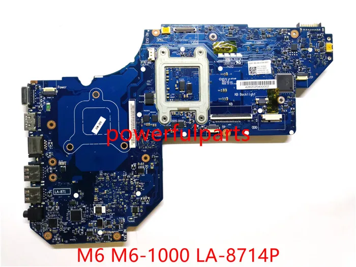 100% working for hp M6 M6-1000 motherboard 702176-501 QCL51 LA-8714P mainboard AMD tested ok |
