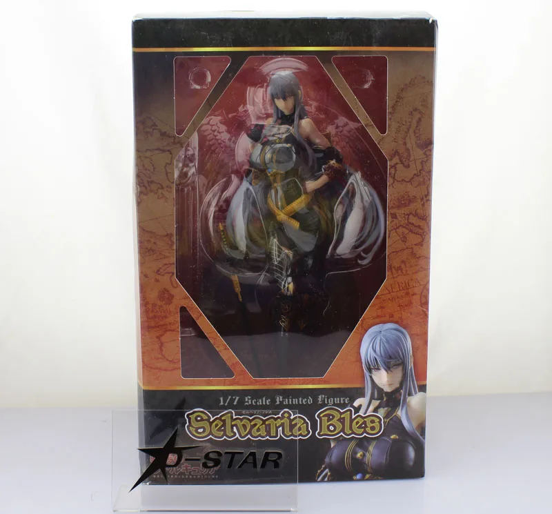 Бесплатная доставка 11 &quotигра Валькирия Chronicles Selvaria Bles 1/7 шкала в коробке 28 см ПВХ