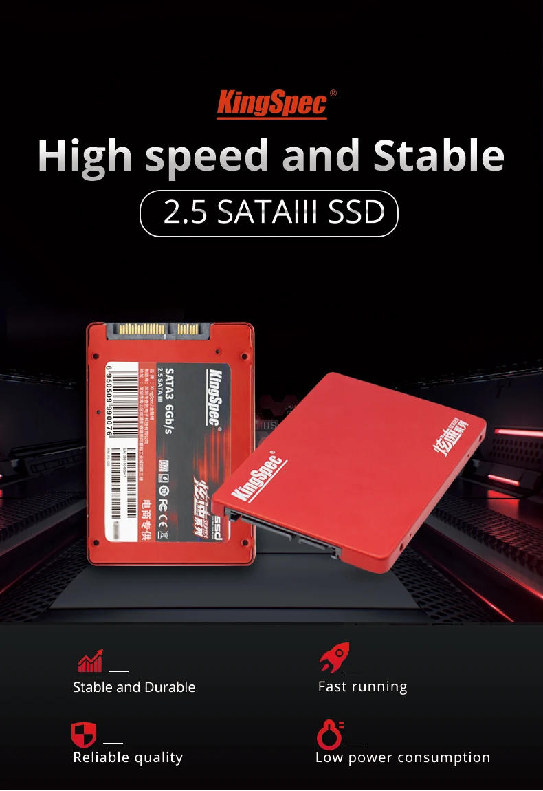 Лучшее качество KingSpec SATAIII 2,5 дюймовый жесткий диск 120 ГБ внутренний жесткий диск Disco HDD 2," SATA для ноутбуков
