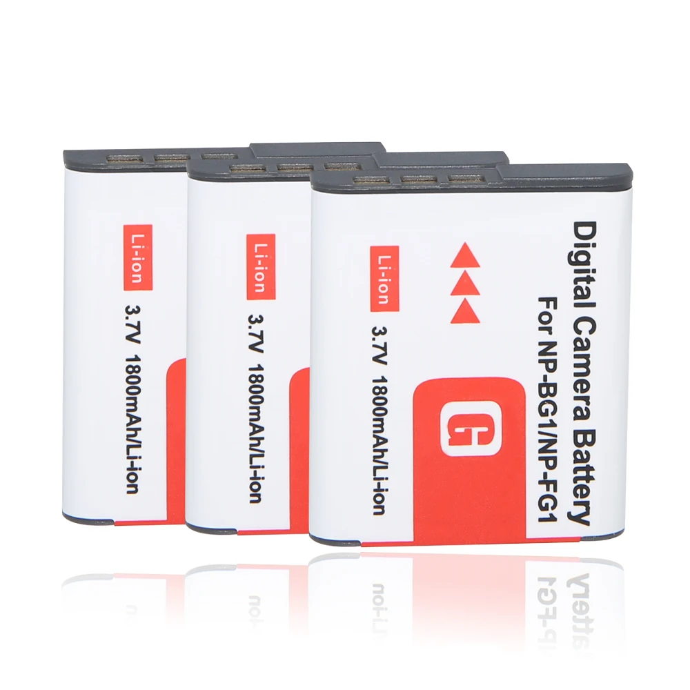 Аккумулятор NP BG1 NPBG1 1 шт. аккумуляторы для SONY Cyber-Shot с возможностью подключения к