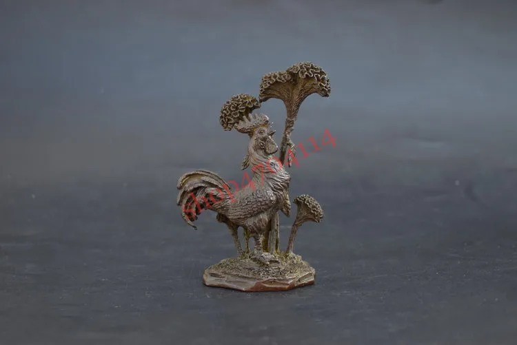 

Solid pure copper, crow small cock decorations, tea ceremony decorations, microsculpture art collections
