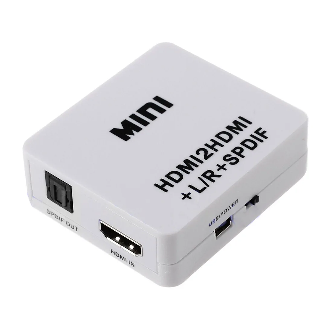 1080P HDMI2HDMI Audio Converter Digital to Analog Extractor Adapter + L/R+SPIDF | Электроника