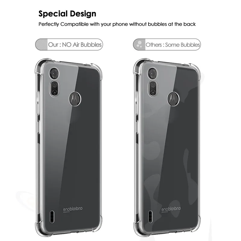 Qosea для Motorola Moto P40 механизм чехол тонкий мягкий силиконовый термополиуретановый