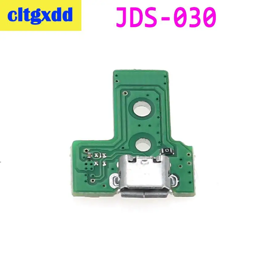 030 Cltgxdd для PS4 контроллер usb порт зарядки разъем платы 12Pin JDS 001 011 030 040 055 14Pin 001 соединительный кабель - Цвет: 030