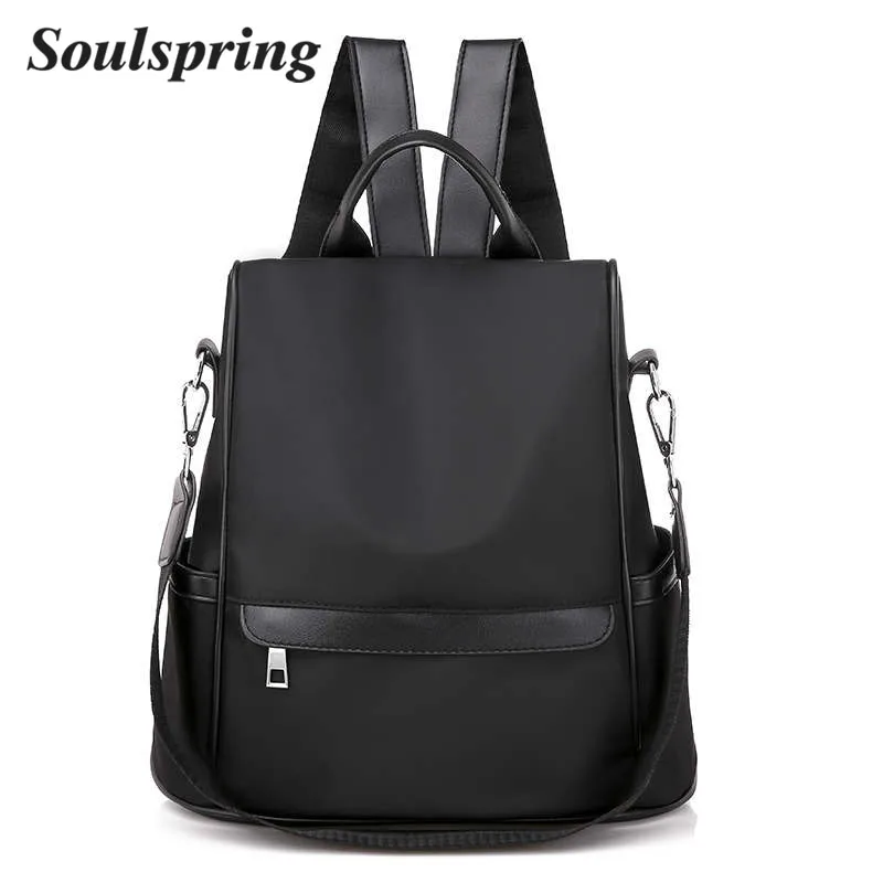 Brand Fashion Waterproof Oxford Women Anti-theft Backpack High Quality School Bag For Multifunctional Travel Bags New | Багаж и сумки