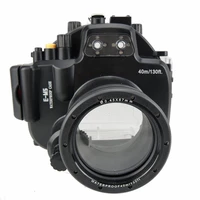 meikon 40m waterproof underwater camera housing diving case for olympus e m5 em5 12 50mm 12 40mm